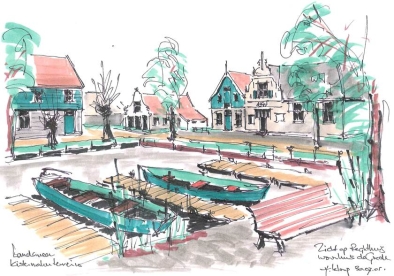 Schets rond 't haventje